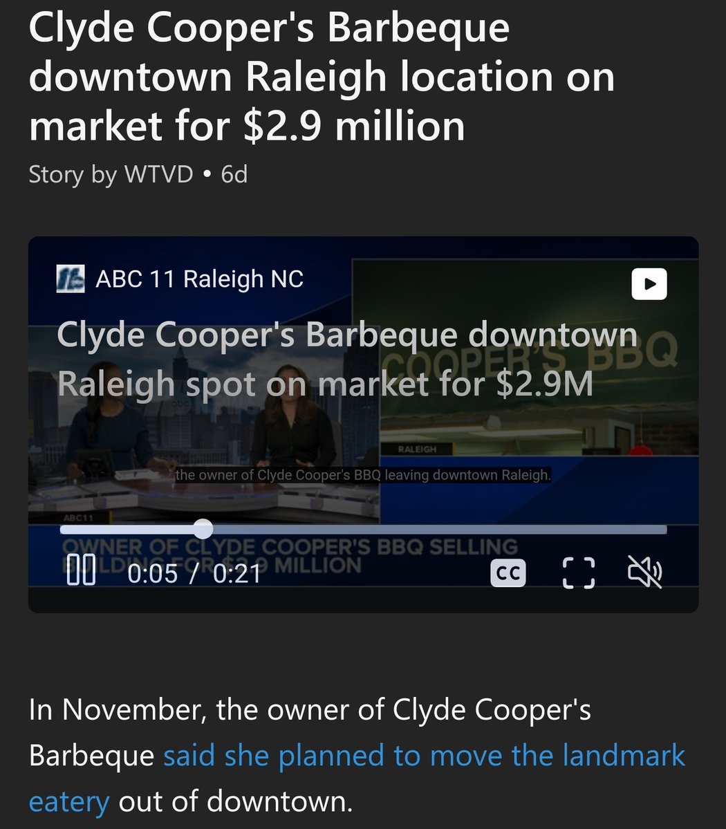 #Raleigh is thriving! Or at least that's what #ralpol says. Overregulation, a severe lack of safety, & turning a blind eye to malfeasance in DT #RaleighNC coupled with high inflation has lead to an exodus of businesses. We need #SmallBusiness downtown.
#BledsoeForRaleigh