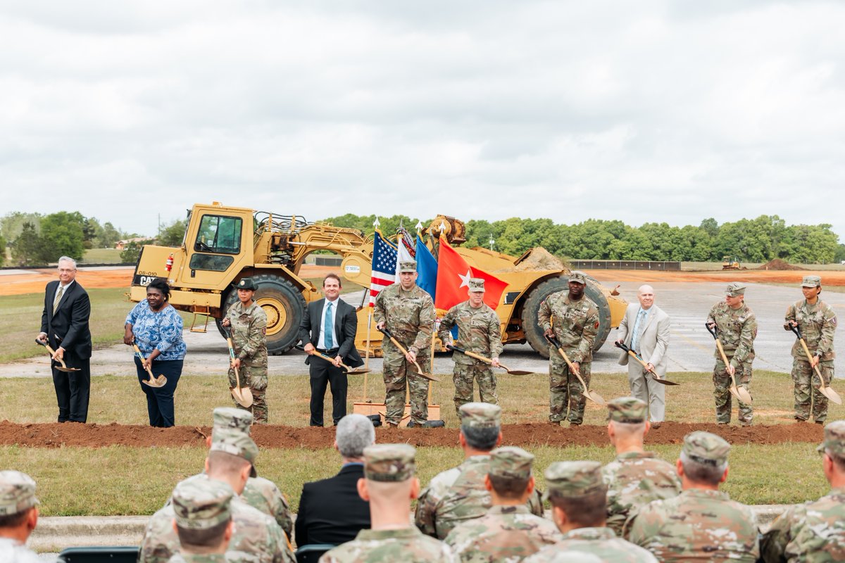 #ICYMI Fort Novosel broke ground on the first barracks building project since 1998. The project includes a 2-story modified standard design for housing 320 enlisted Soldiers, totaling 76K square feet with an attached company operations facility. #ArmyHousing #QualityOfLife