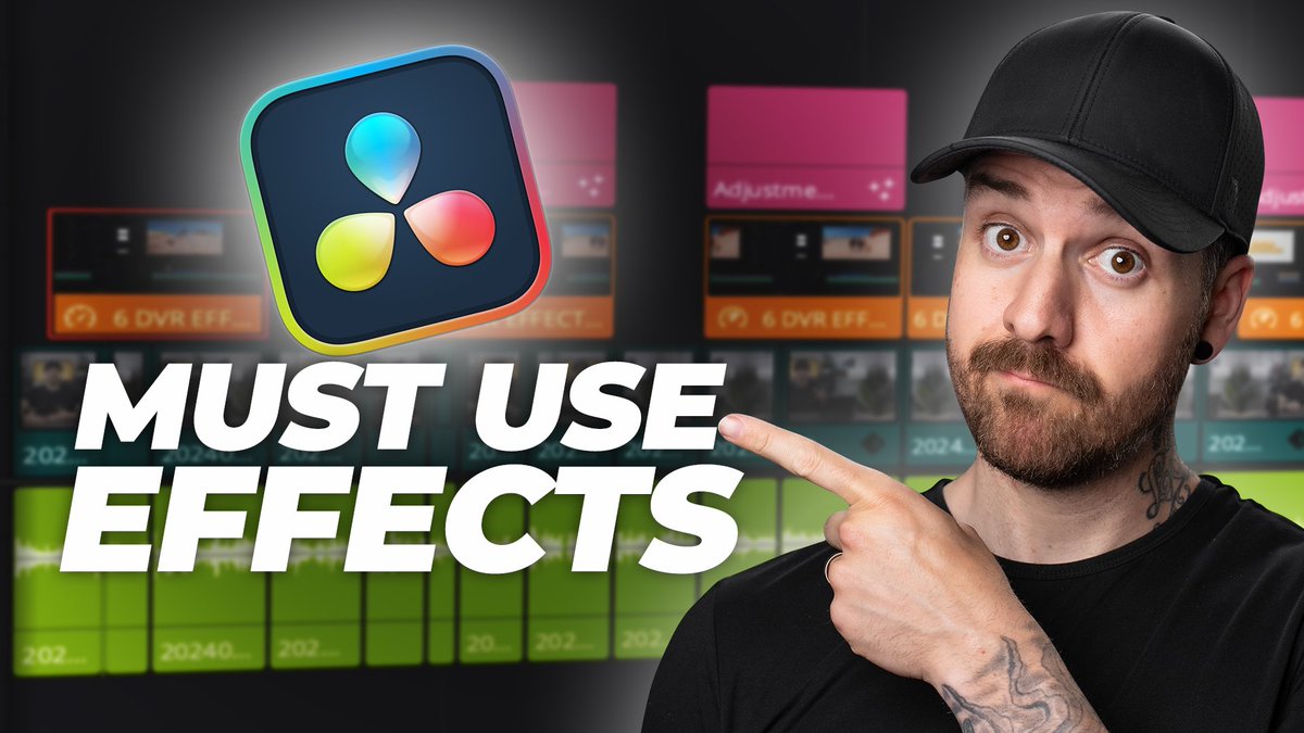 6 FREE Davinci Resolve Effects I Use On EVERY PROJECT! Watch the video here → urlgeni.us/youtube/WnMTC Like 👍🏻 , Share 📨 , RT ♻️ , Secure The Cup ☕️