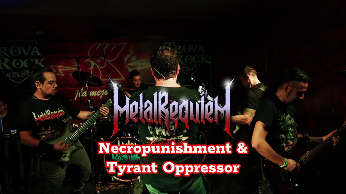 🛑 Nuevo video en vivo!! youtu.be/5gTOPKrN_9E?si… 
Necropunishment/Tyrant Oppressor (Live Metal Masters 2024)