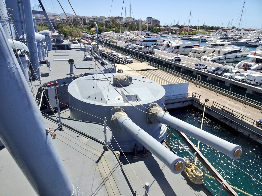 SeasSerenity's tweet photo. 記念艦 Georgio Averof
1911年竣工の装甲巡洋艦。
脇のでかい砲が格好いい(^^) https://t.co/xACLQPOG0N