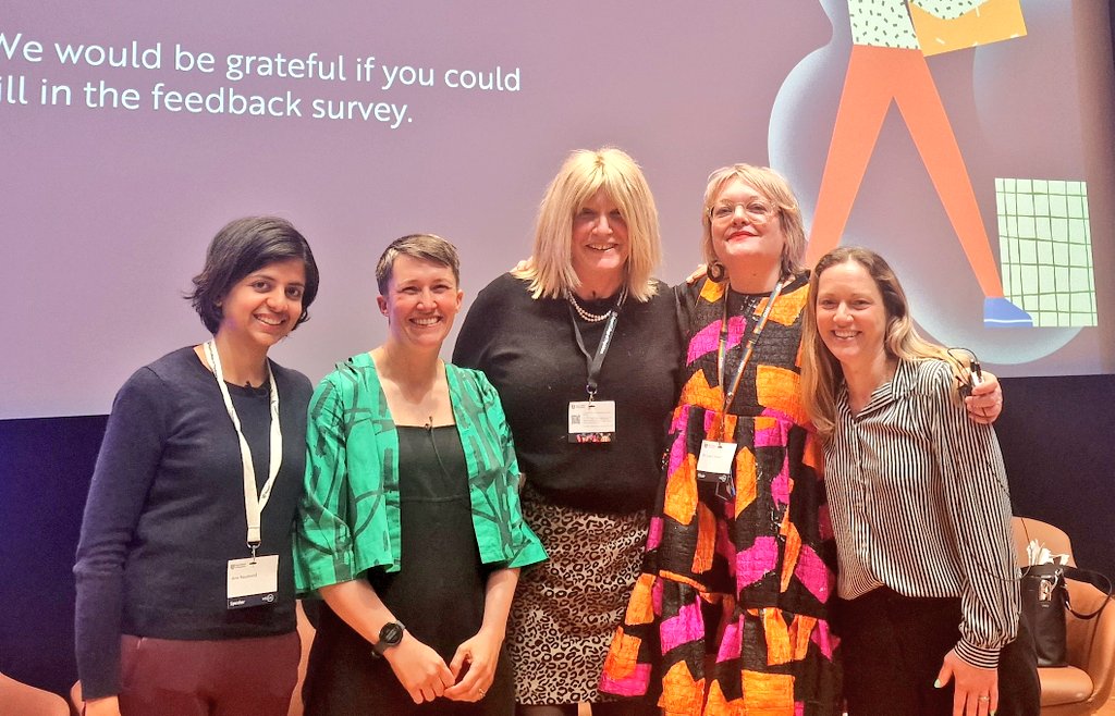 Dream line-up! Delightful (& v easy!) to co-chair Health Inequalities session at #rcpmed24 with the fabulous Suzanna Hopwood from the Patient & Carer Network. Our brilliant speakers: @Ann__Raymond of @HealthFdn @sarahjwalter of @NHSConfed @kallmemeg of @UKHSA Thank you all ❤️