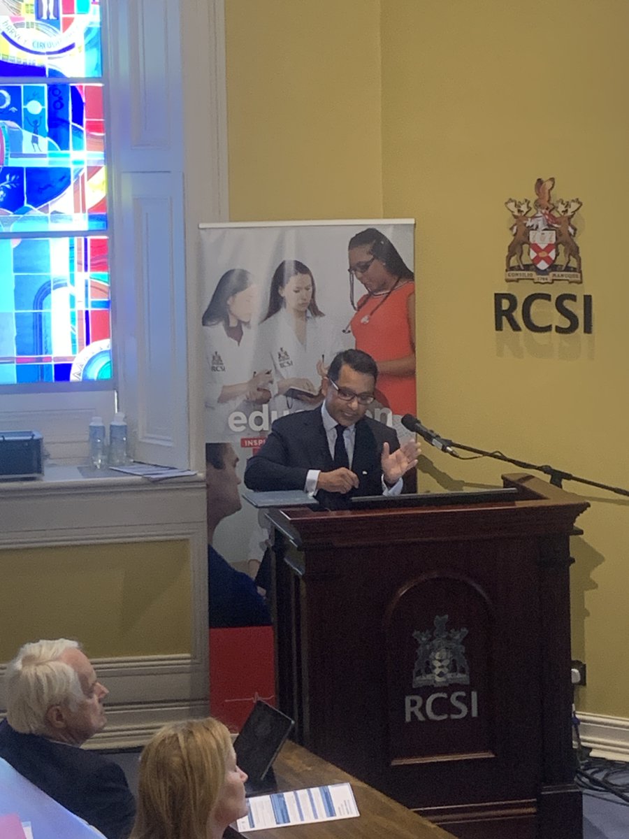 Asim A. Sheikh, Barrister-at-Law, and Assistant Professor in Legal Medicine, @UCDMedicine, on behalf of our sponsor Challenge speaking at #MedProf24 this afternoon on 'Do statements have protection from disclosure in legal proceedings?' #Professionalism