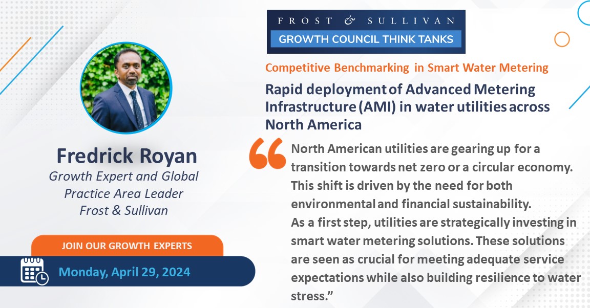 💡 Dive into the future of smart water metering with us on April 29! Explore innovative solutions driving sustainability in North American water. Register now for insights on disruptive tech, partnerships, and business models shaping water management! hubs.la/Q02v94zs0