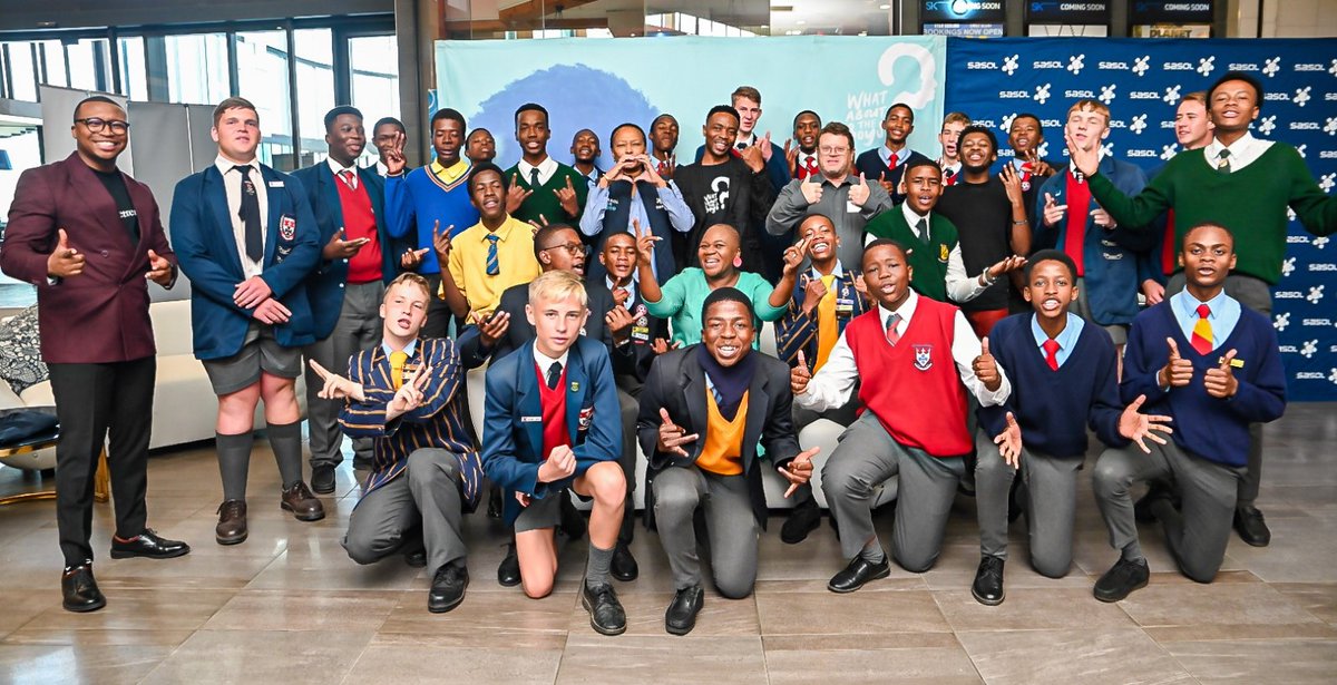 @SasolSA on Friday hosted the screening of the movie 'What About the Boys?' in Secunda where over 200 boys gathered for a mentorship dialogue. The initiative is a national Gender-Based Violence intervention created to help boys redefine masculinity @primestarsSA #SasolInSociety