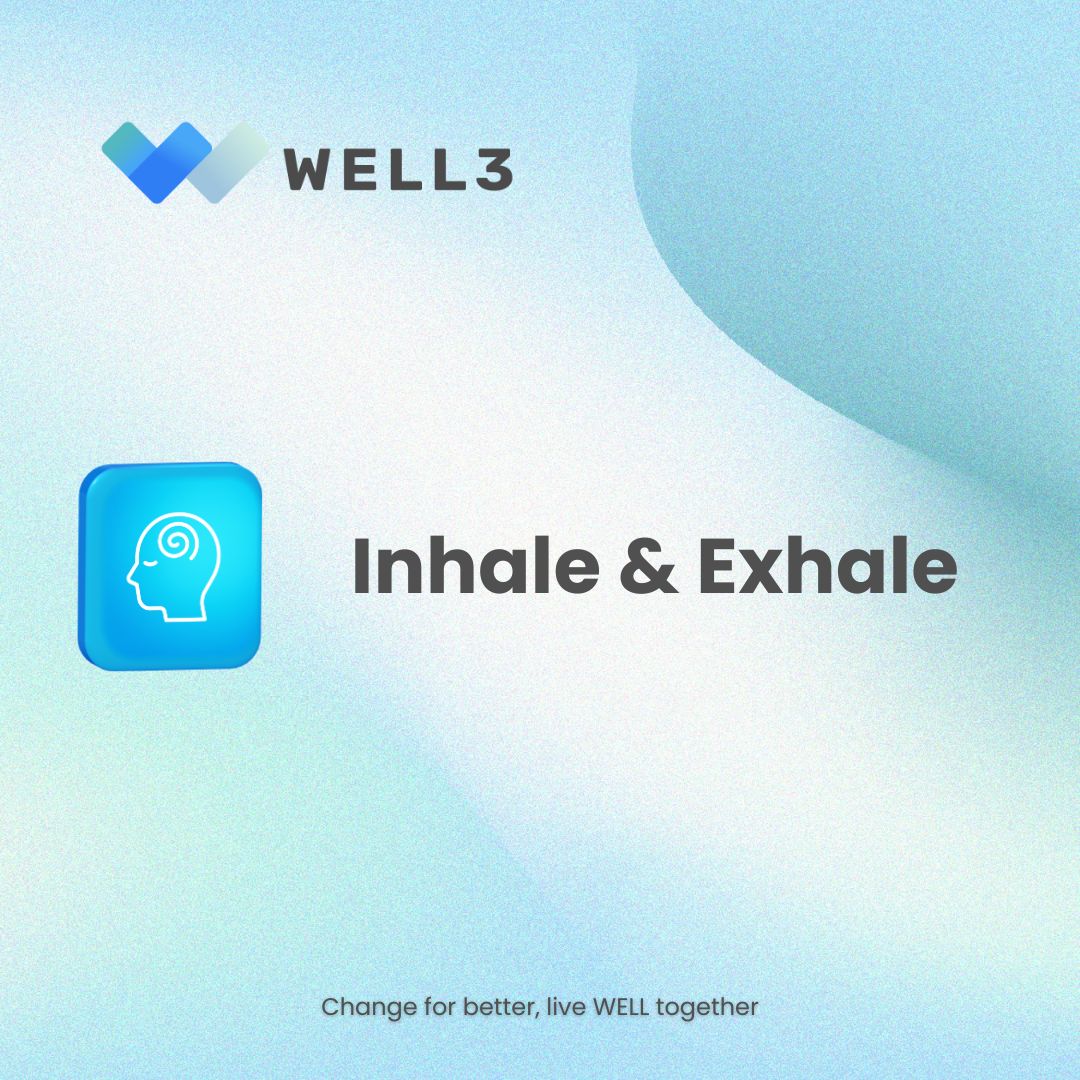 Inhale & Exhale On our #WELL3 platform Beta, the breathing exercise is the first to be introduced among all the wellness exercises we have Since our tracking function isn't live yet, I know some of you just SKIP it🙃But in fact, proper breathing exercises are very crucial to…