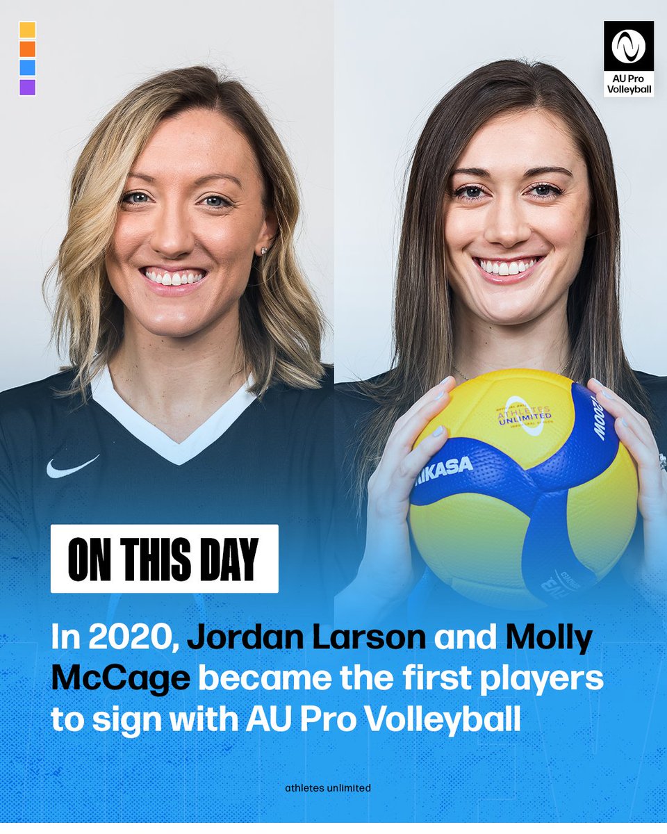 Four years ago, AU history was made. Thank you @MollyMcCage and @JordanLarson10 for being the start of something incredible 💙