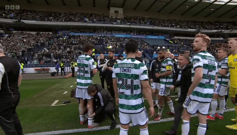 🗣Brendan Rodgers on his outburst at Hampden 'Stevie got a bit of a blast from me didn't he? Bless him. He's a great guy, Celtic daft but in that moment, you've got to know your place.'