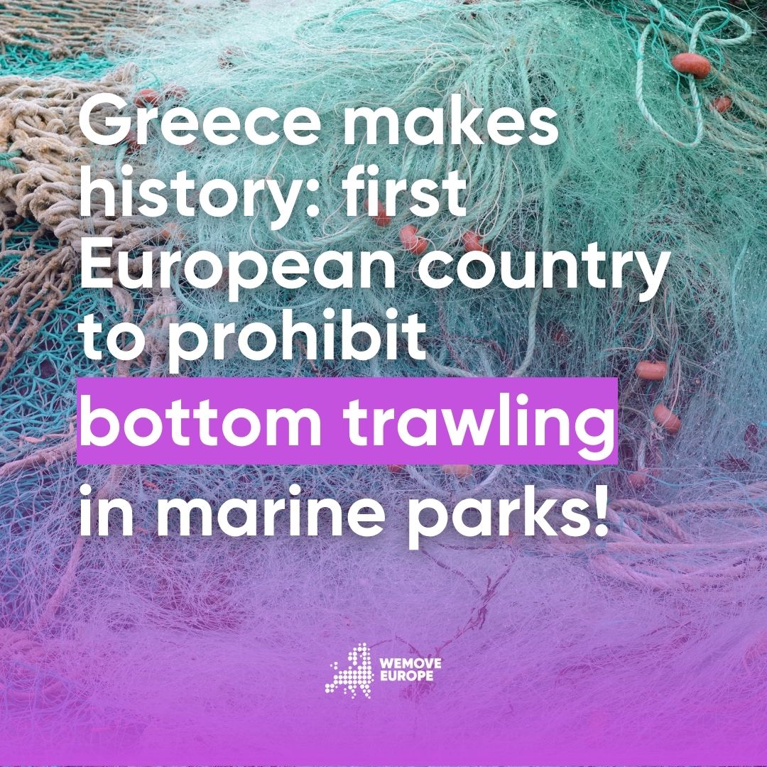 Greece takes a bold step banning destructive fishing nets in marine parks! 🌊 Let's urge all governments to prioritize nature over profits. Time to act before it's too late! ✊