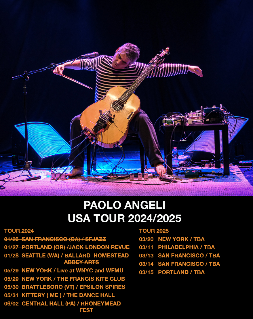¡USA I'm coming back! 5/29 NEW YORK Live at WNYC / New Sounds and WFMU 
5/29 NEW YORK The Francis Kite Club 
5/30 BRATTLEBORO (VT) Epsilon Spires 
5/31 KITTERY ( ME ) The Dance Hall, Kittery, Maine 
6/02 CENTRAL HALL (PA) Rhoneymeade Fest
 
Photo: @GABRIELELUGLI @TheDanceHallME
