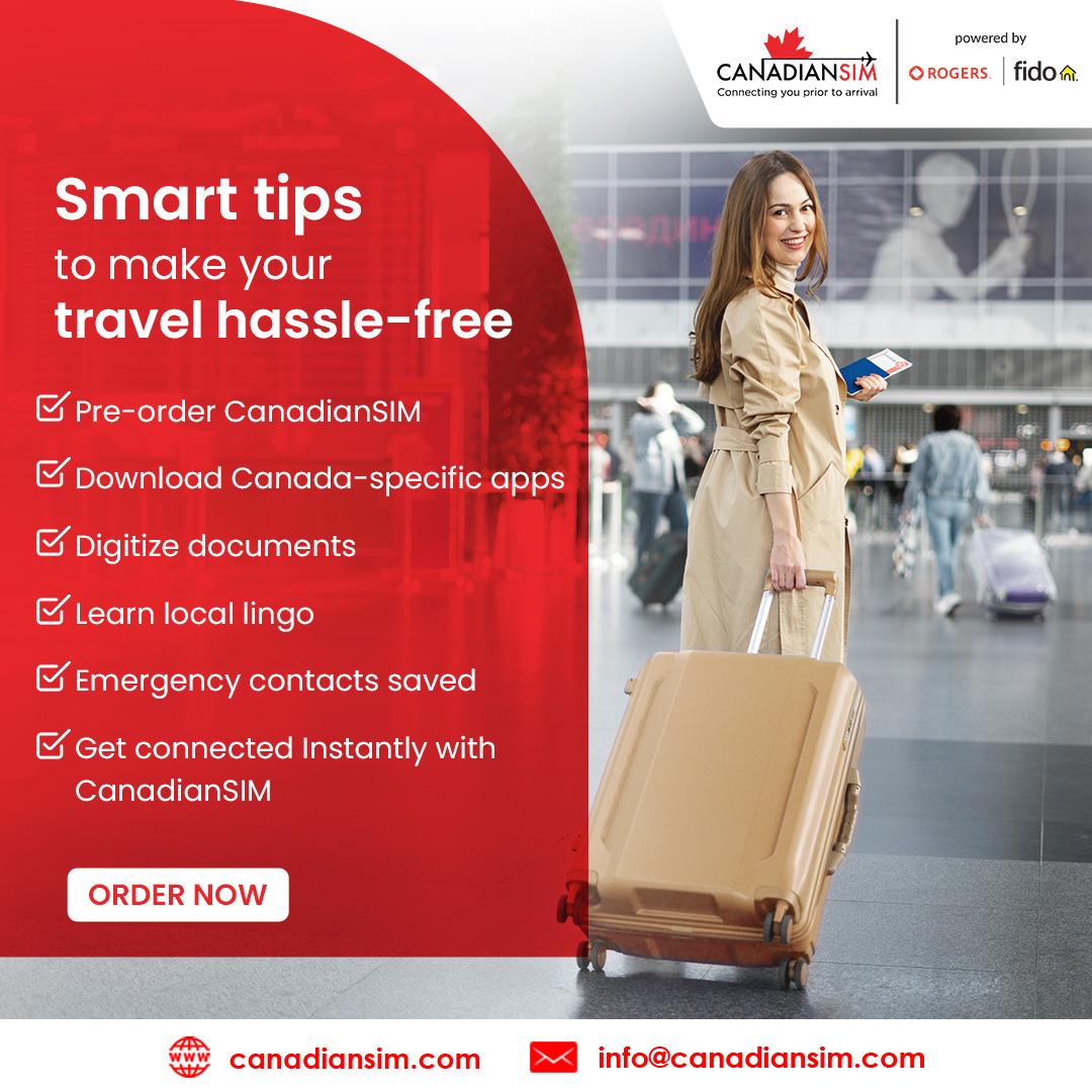 Set off on your Canadian voyage with confidence! Follow these smart travel tips and start your adventure hassle-free with a pre-ordered CanadianSIM.
Link -tr.ee/OAWftkVp8a
#TravelSmart #CanadaReady #HassleFreeTravel #CanadianSIM #TravelTips #EffortlessExploring