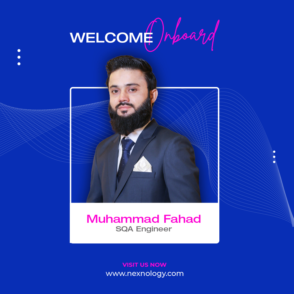 Welcome to the team, Muhammad Fahad Khan! Your skills are valued, and we're excited about your contributions to our success. 🎉

#welcometotheteam #NewBeginnings #teamwork #newjoinee #welcomeaboard #JoinTheFuture #TechInnovation #teamnexnology