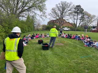 Thanks to @ComED for coming to Goodrich this morning and planting a tree on #ArborDay2024!