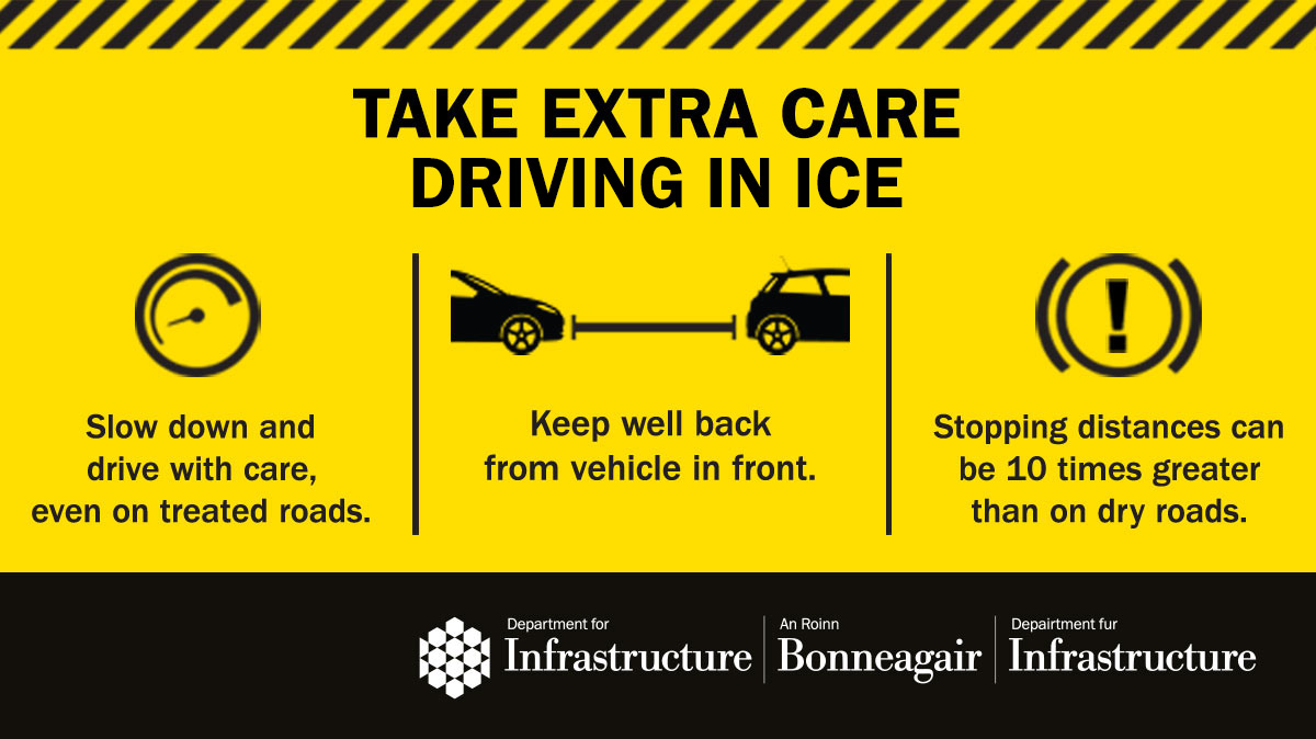 With temperatures expected to drop below zero in some areas overnight, some gritting on the road network is planned as there is a chance of frost/ice on road surfaces. Drivers should take care especially first thing in the morning if travelling.