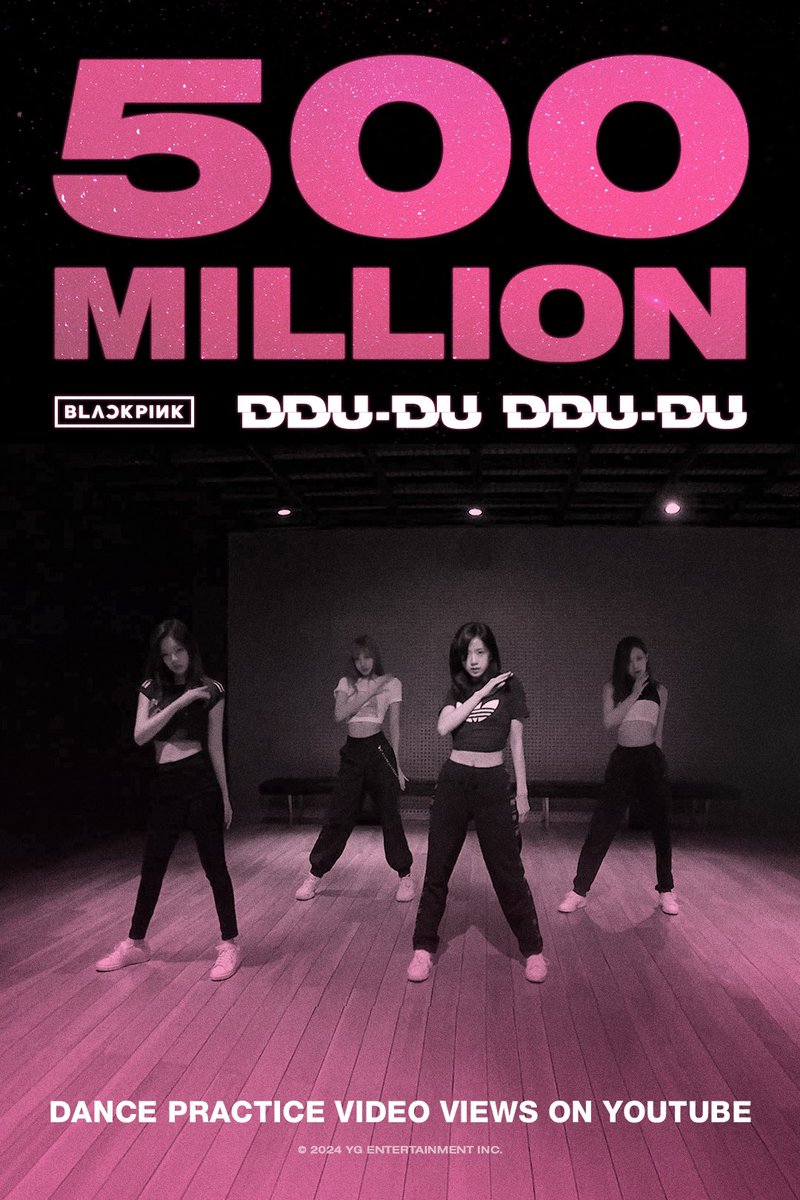 คลิปเต้น 4 DDU มียอดวิวครบ 500 ล้านแล้วเวอร์มากไอดอลกลุ่มแรกเลยนะที่มีคนดูคลิปเต้นเยอะขนาดนี้ ยอดวิวเยอะมากเยอะเหมือนออกเพลงใหม่ได้ 1 เพลงอ่ะ
#JISOO #JENNIE #ROSÉ #LISA @BLACKPINK