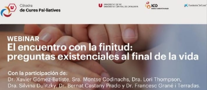 Aproximación filosófica de relación con la muerte de la mano del Dr. Bernat Castany; ¿Que se yo? 
Gracias @catedracpal por generar espacios de reflexión y aprendizaje
@kruzsjulve @LoriThompsonPhd 
#FundaciónLaCaixa 
#EnfermedadesAvanzadas 
#FinalDeVidaFundlaCaixa