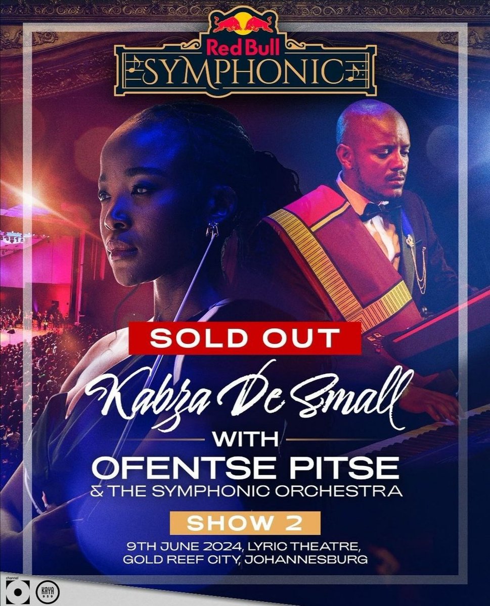 Kabza De Small’s Red Bull Symphonic second show sold out in 8 minutes..🔥🔥❤