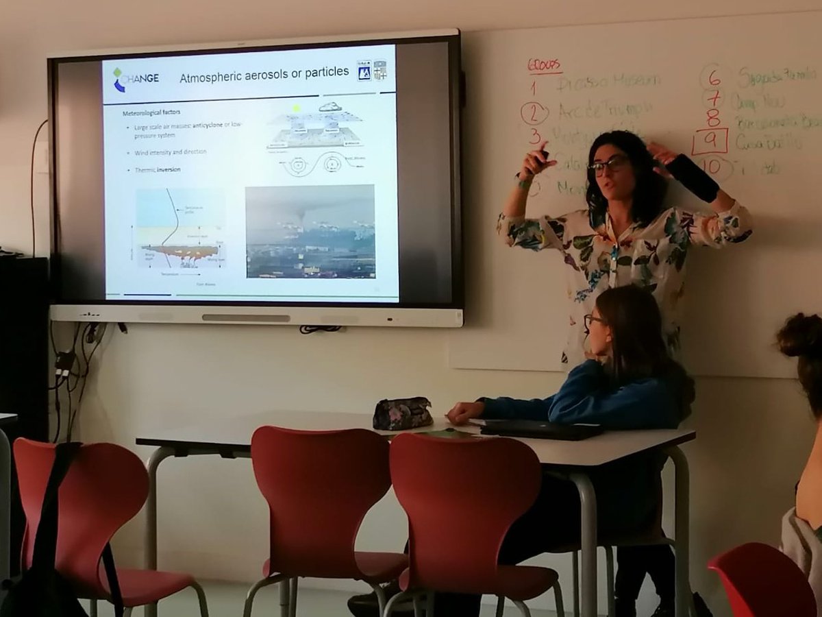 #BLLEE participated in a mobility workshop organized by #JEgracia for second-year ESO students and their exchange partners. We learned how particle concentrations affect air quality and how to interpret PM2.5 sensor data from @ICHANGE_EU network