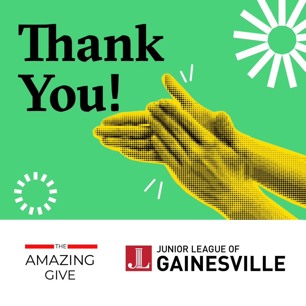 Thank you to everyone who supported us during #TheAmazingGive! Each gift helps us continue and expand our outreach efforts. Thank you to all who took part in this day with us — and a huge thank you to the Junior League of Gainesville Florida for organizing this year's giving day!