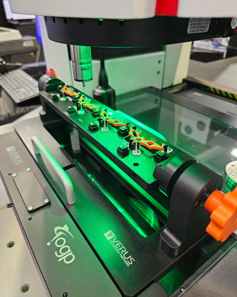 Thank you, @verusmetrology! 🤝 Verus supplied us with these parts and fixture to display throughout #MACH2024 last week, allowing us to showcase the full multi-sensor measurement capability of the SP 332 system 👏