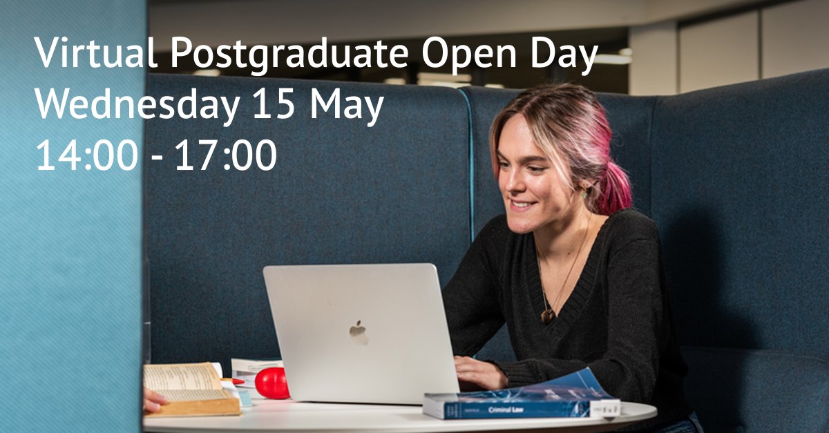 Delve deeper into your research or upskill with a postgraduate degree from BU. Join our Virtual Postgraduate Open Day, Wednesday 15 May, 14:00 - 17:00. Register here: ow.ly/36nB50RoRar #BournemouthUniversity #BUOpenDay #PostgraduateStudy #Masters #PostgraduateResearch