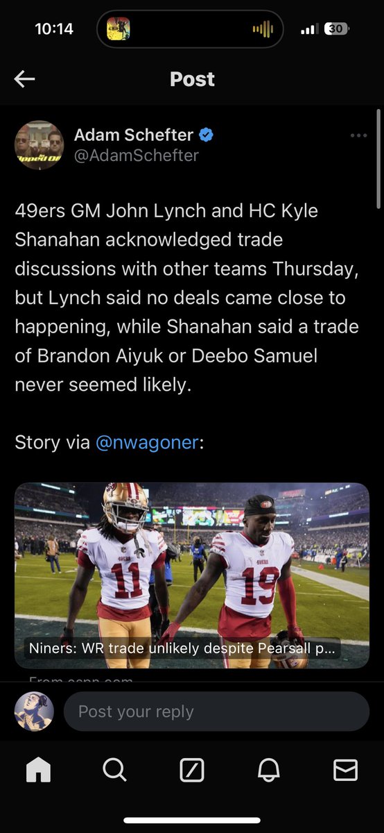 1st_down_texans's tweet photo. @PatrickStormHTX @jimmy_dean59 But trade talks have happened https://t.co/MeS6Ai6NJf