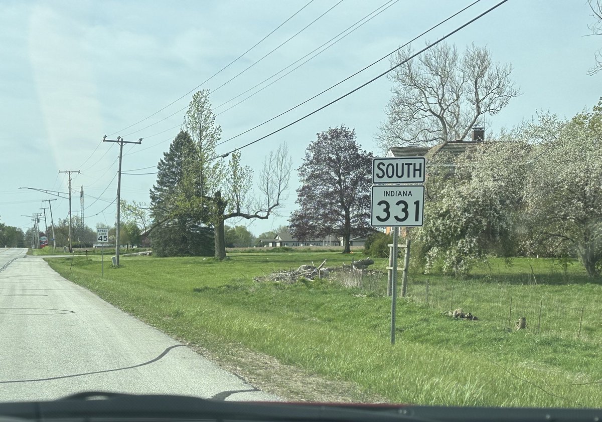 Time to head south. Coming off of US 30, 30 days from the @IMS #Indy500, I am now taking Indiana 331. Which prompts the trivia question. Has anyone ever started 33rd and finished 1st in the Indianapolis 500?