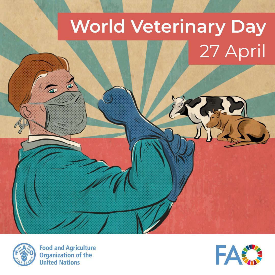 Happy #WorldVeterinaryDay!

Today let’s celebrate our #OneHealth heroes who tirelessly work for the health of animals, people, and our environment.

💚 Thank you, veterinarians!

bit.ly/3WfvaXQ