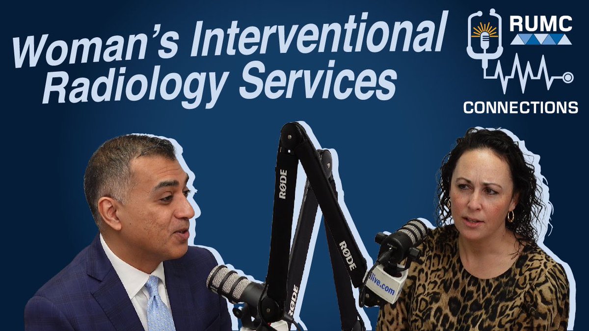 NEW episode of RUMC Connections is now available: Women’s Interventional Radiology Services. Listen or Watch Here: rumcsi.org/media-2/rumc-c… #rumconnections #podcast #rumc #hospital #statenisland #radiology #interventionalradiology #womenshealth #healthpodcast