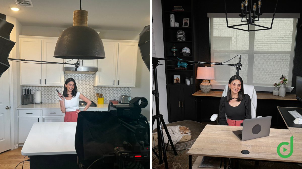Kezhal Dashti (@kezhaldashti) on Twitter photo Lots of camera time this week!
Here's a behind-the-scenes of one of our client shoots yesterday using our office and kitchen sets.
<a href="/DashtiMediaCo/">DashtiMedia</a> Lots of camera time this week!
Here's a behind-the-scenes of one of our client shoots yesterday using our office and kitchen sets.
<a href="/DashtiMediaCo/">DashtiMedia</a>