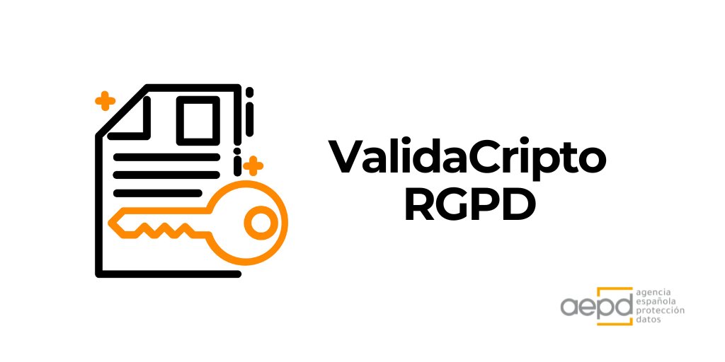 🛠️ La herramienta gratuita #ValidaCripto ayuda a evaluar los sistemas de cifrado para facilitar el cumplimiento de la normativa analizando cada uno de los elementos del proceso. Pruébala en: validacriptorgpd.aepd.es