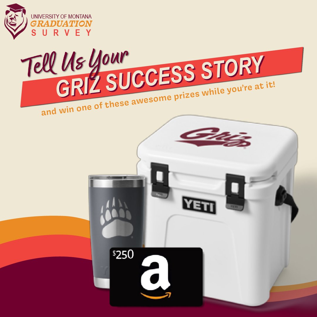 What's next on your adventure, Grizzlies? As you turn the page from graduation, we're curious: What incredible journeys await you this summer? Take the UM Graduation Survey now to let us know!

umt.edu/experiential-l…
