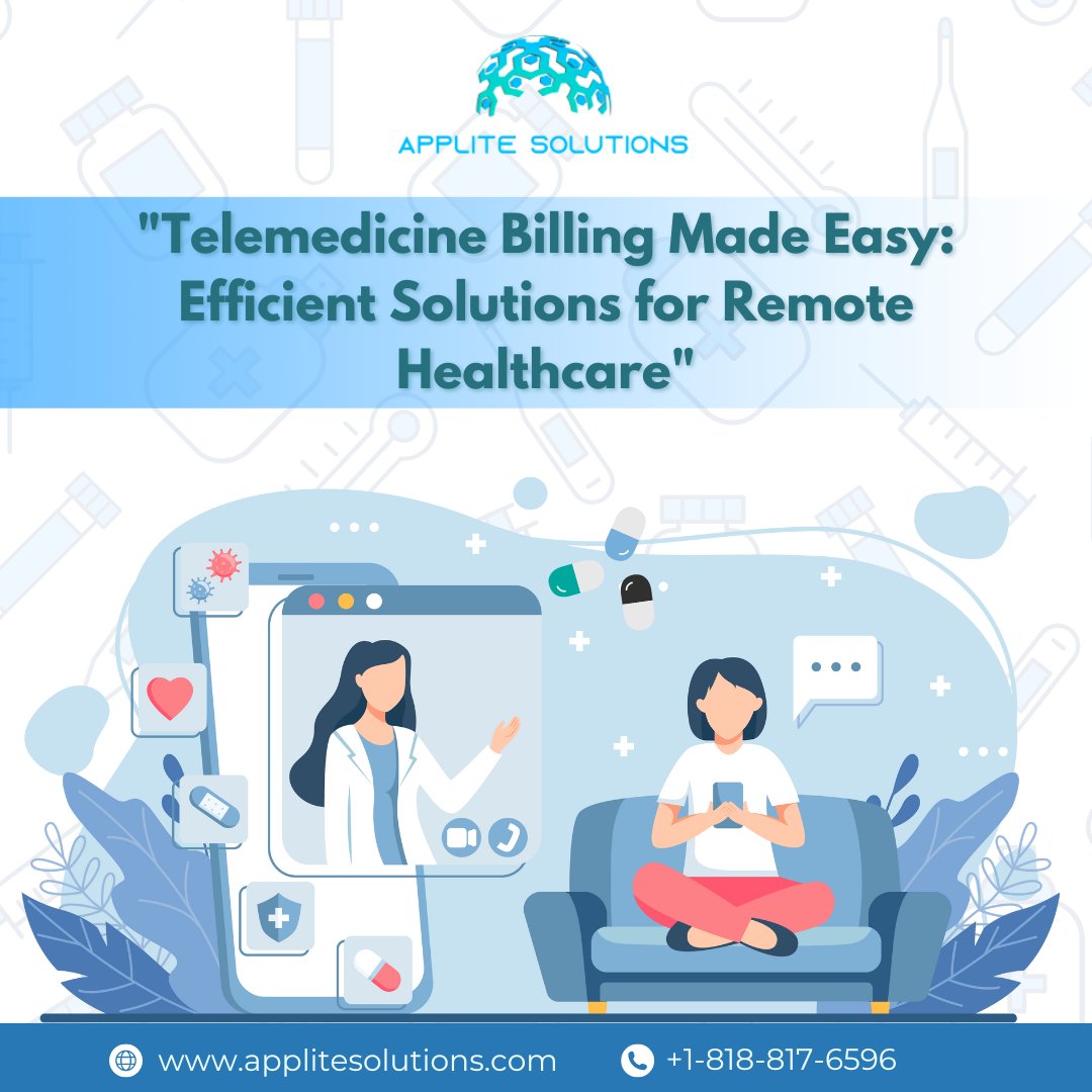 'Telemedicine Billing Made Easy: Efficient Solutions for Remote Healthcare'

#MedicalBilling #HealthcareBilling #RevenueCycleManagement #InsuranceClaims #HealthcareFinance #CodingAndBilling #HealthcareReimbursement #MedicalCoding #ClaimProcessing #HealthcareAdministration