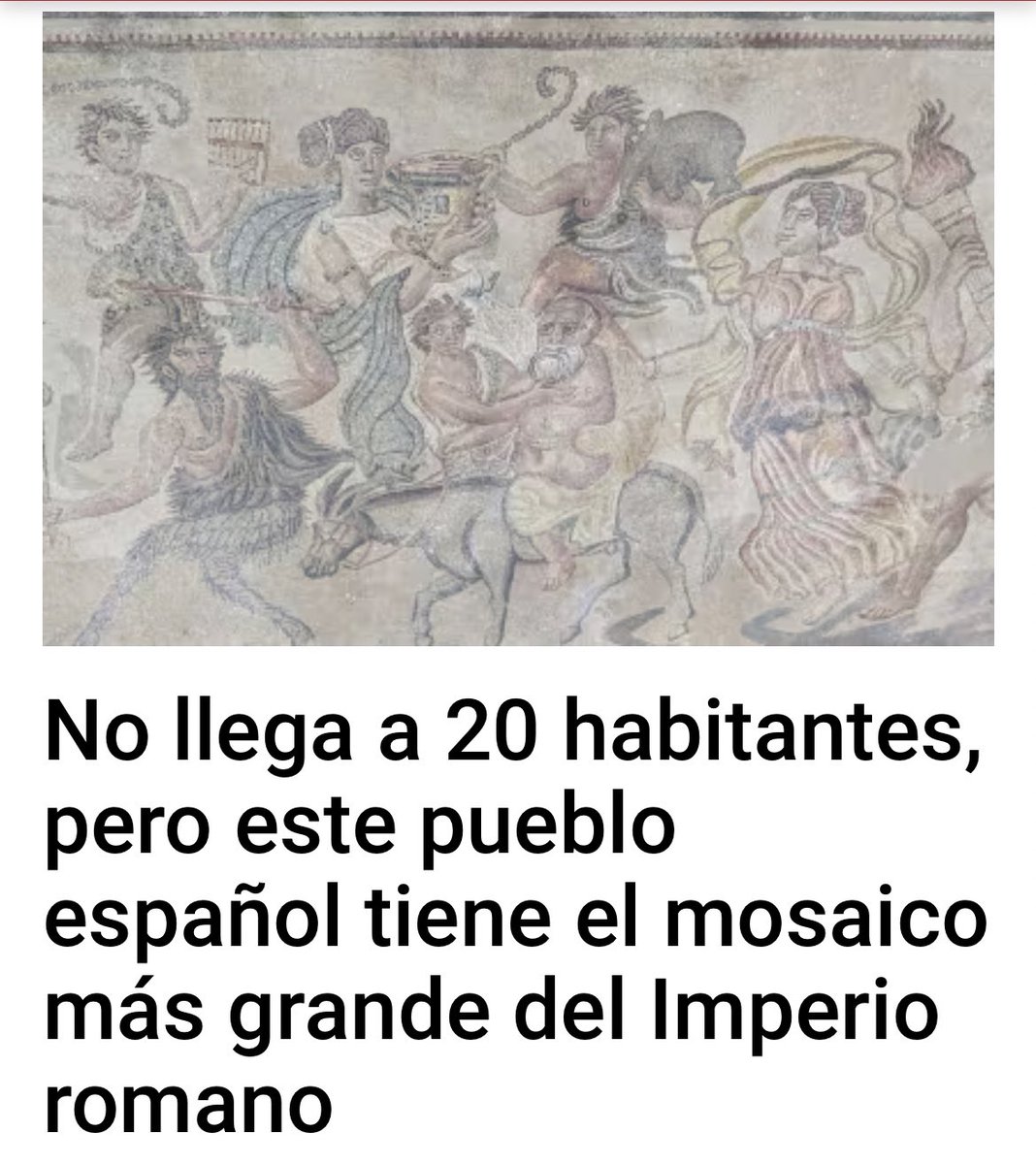 🏛️🏺De nuevo #Noheda en portada, de nuevo #Cuenca. Esta vez en la revista @muyinteresante y en un reportaje que firma el historiador y documentalista Fran Navarro. 

Visitar el mosaico más grande del #ImperioRomano es una experiencia inolvidable.

📰 muyinteresante.com/historia/64597…