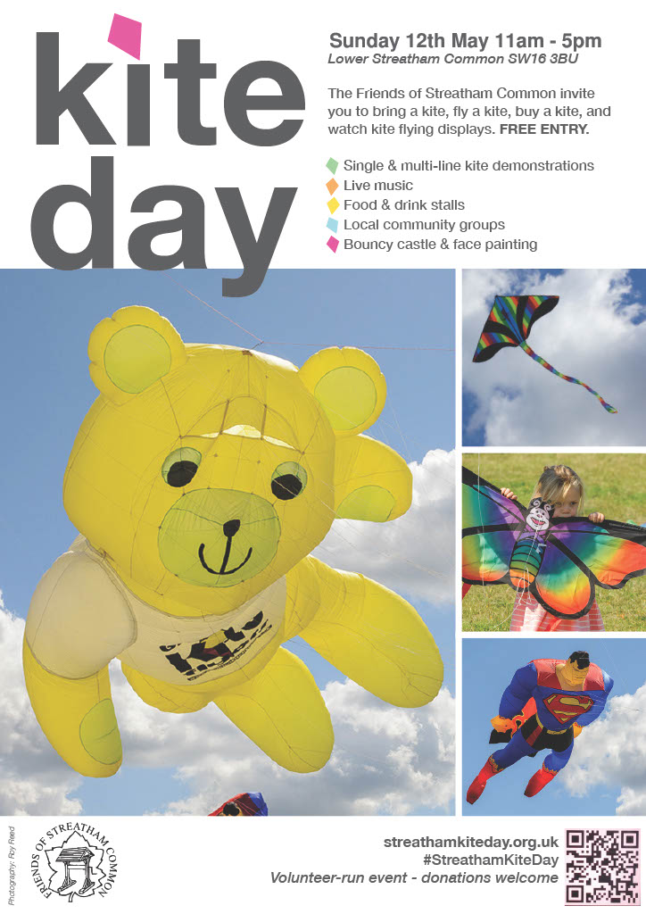 Best day of the year in Streatham is coming soon @Rookery100 #StreathamKiteDay 12th May 2024