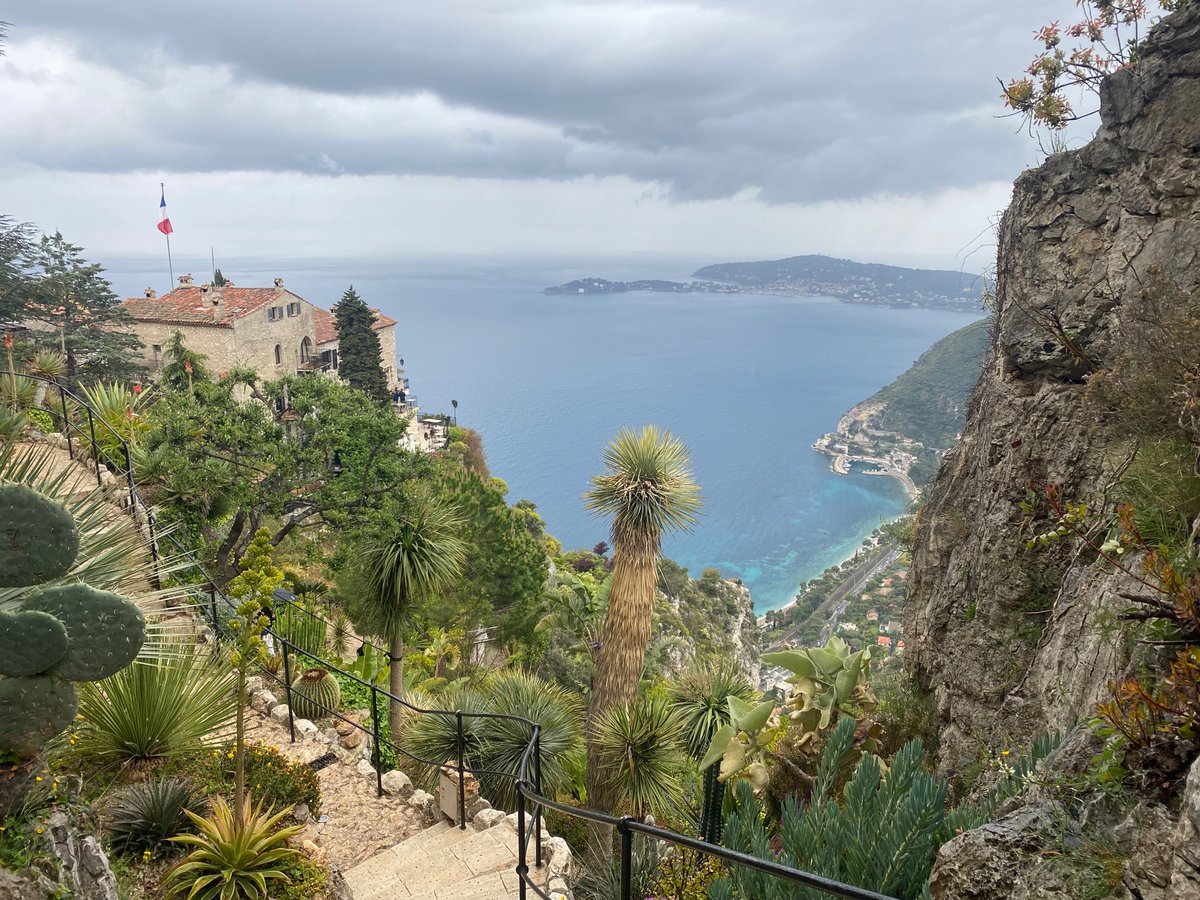 The beautiful #jardinexotique in #eze @VisitCotedazur #SouthofFrance . Well worth climbing 429 meters altitude to get there! 🤪🥵