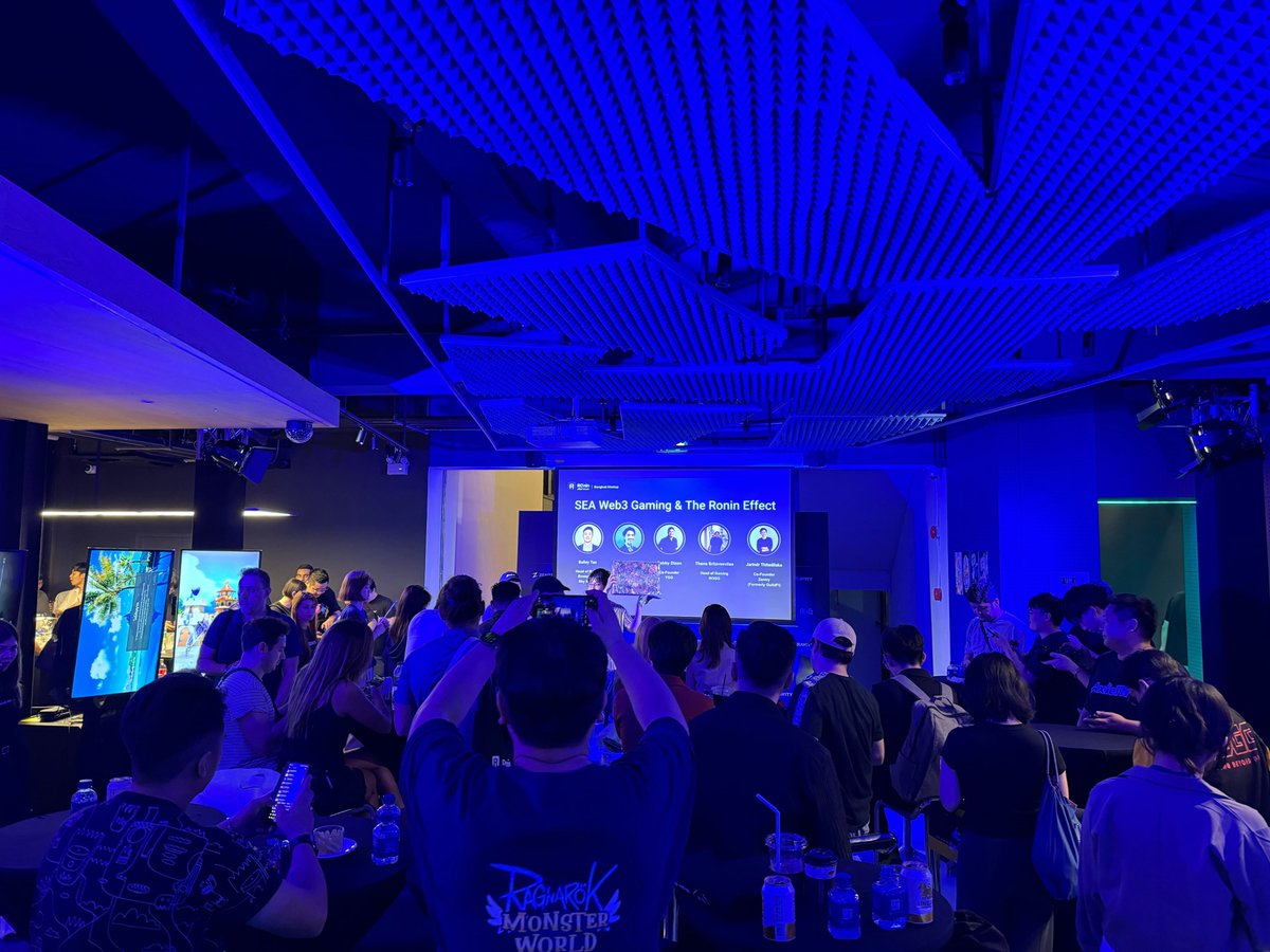 Thank you all for your love at the @Ronin_Network event! 🎉