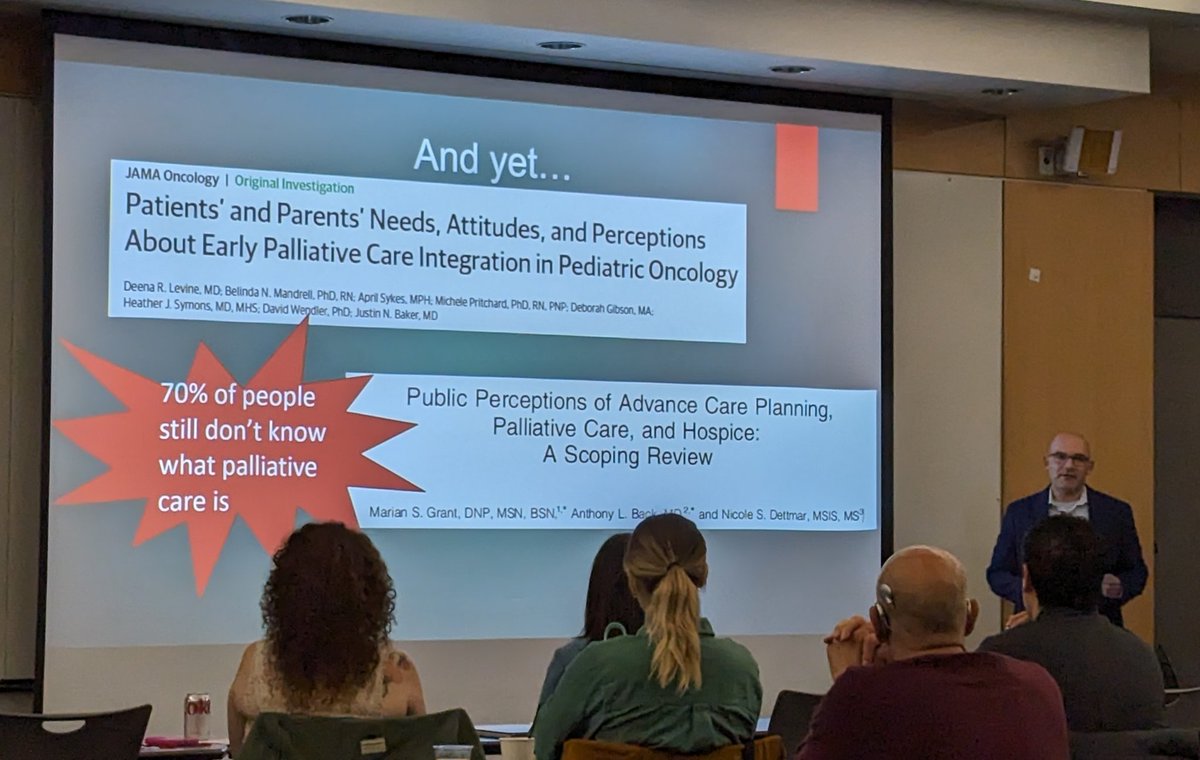 @DrJRubenstein sharing that 70% don't know what #hapc is - 'but once they do, it sounds pretty good' - the message and our words matter @UofUPalliCare
