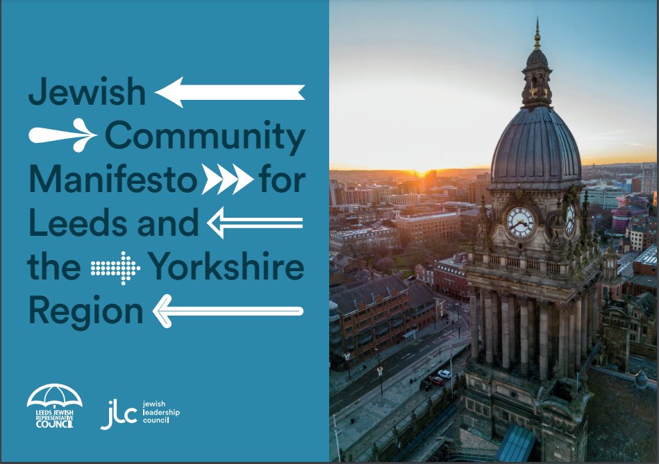 Together with @JewishLeeds we have released our Leeds and the Yorkshire Region Manifesto 2024 outlining the key concerns for the Jewish community locally including, education, community security, housing, health and social care bit.ly/4baqpTD