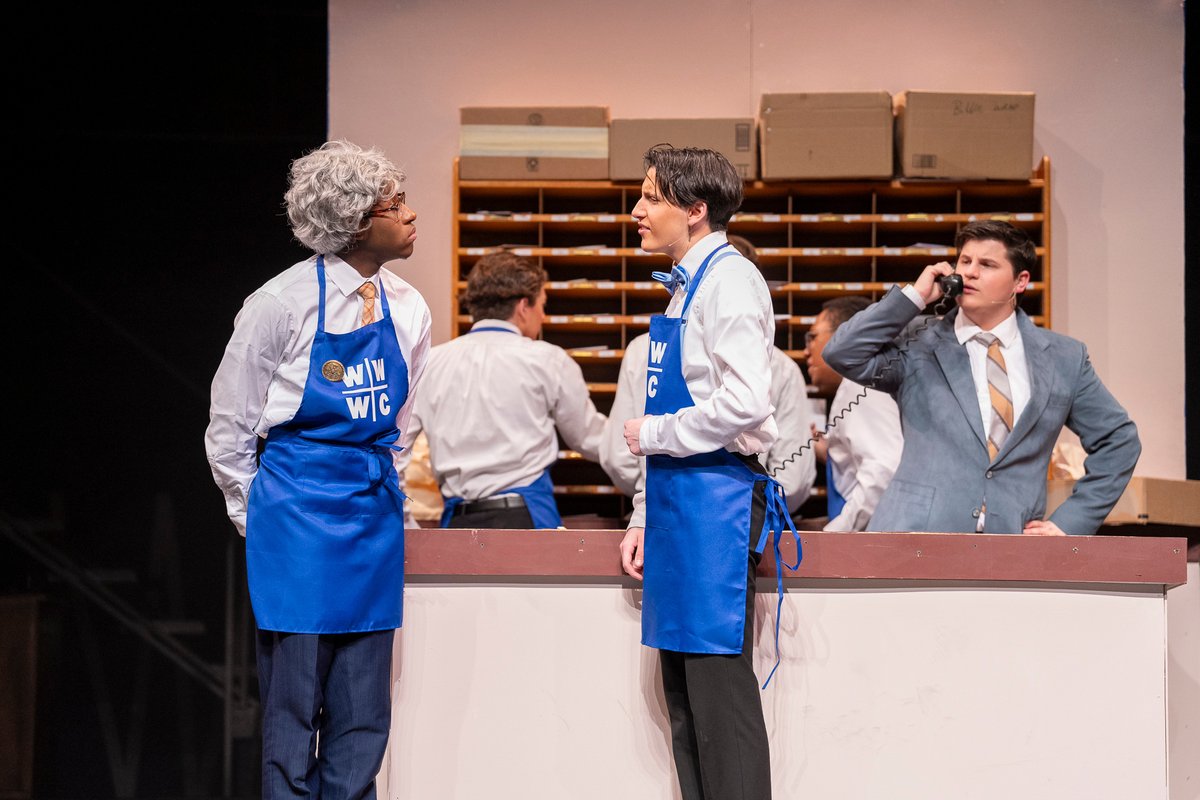 📷 The final two performances of the Harlequins' How to Succeed in Business Without Really Trying are tonight, Friday (7:30 pm), and Saturday (7:30 pm). Come out to enjoy our fresh version of the beloved musical. Tickets can be reserved at ignatius.edu/how-to-succeed.