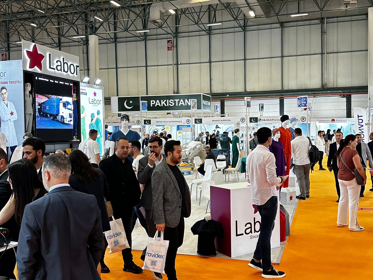 Pakistan is participating with eleven companies from surgical and pharmaceutical sectors in ExpoMed Eurasia, one of the leading exhibitions in Turkiye.l being held from 25-27 April, 2024. #Trade #exhibition