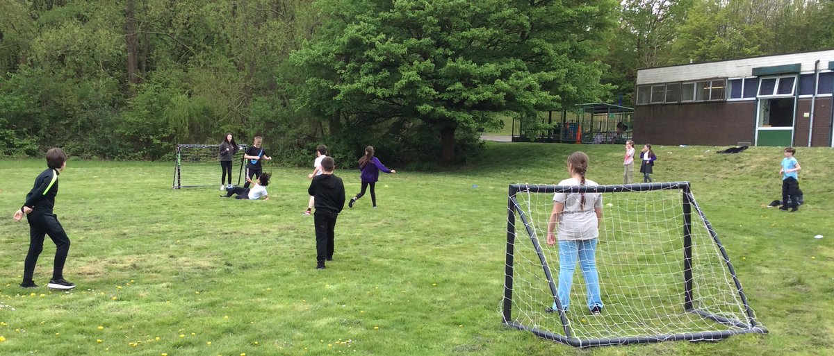 Amazing work from Year 5/6 in PE today. We practiced our football skills and got a 5-a-side game going. #BWPPE