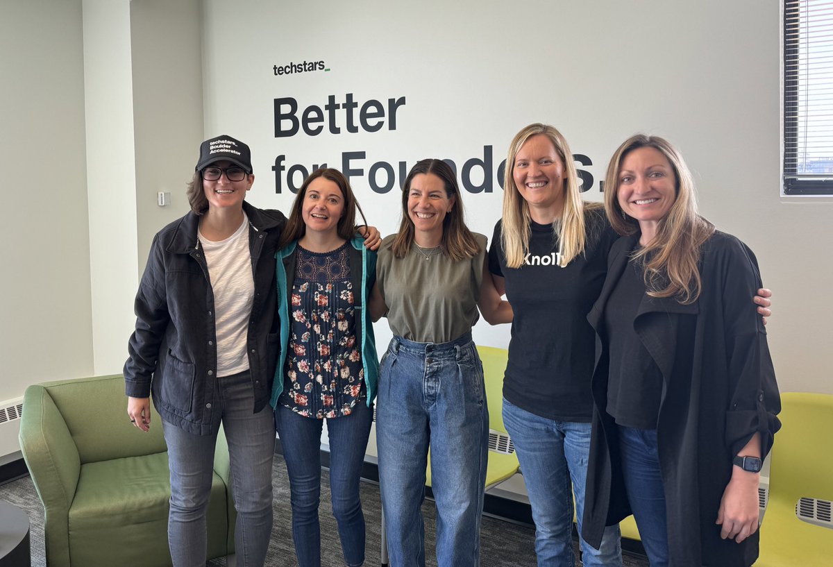 Hanging with one of the best to do it at @Techstars Boulder, @Elle_Nav_Bruno.