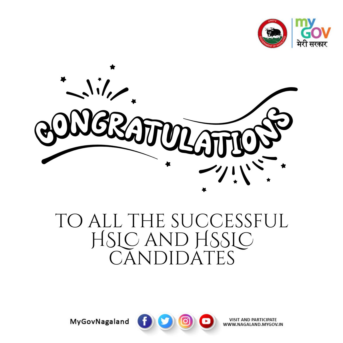 Congratulations to all successful HSLC and HSSLC candidates! @nbsenagaland