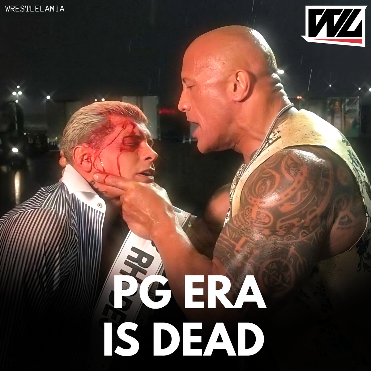 The PG ERA is Dead. 'It was said to us that the Rock interviews and Heyman promo are considered the official end of the PG era.' (WON)