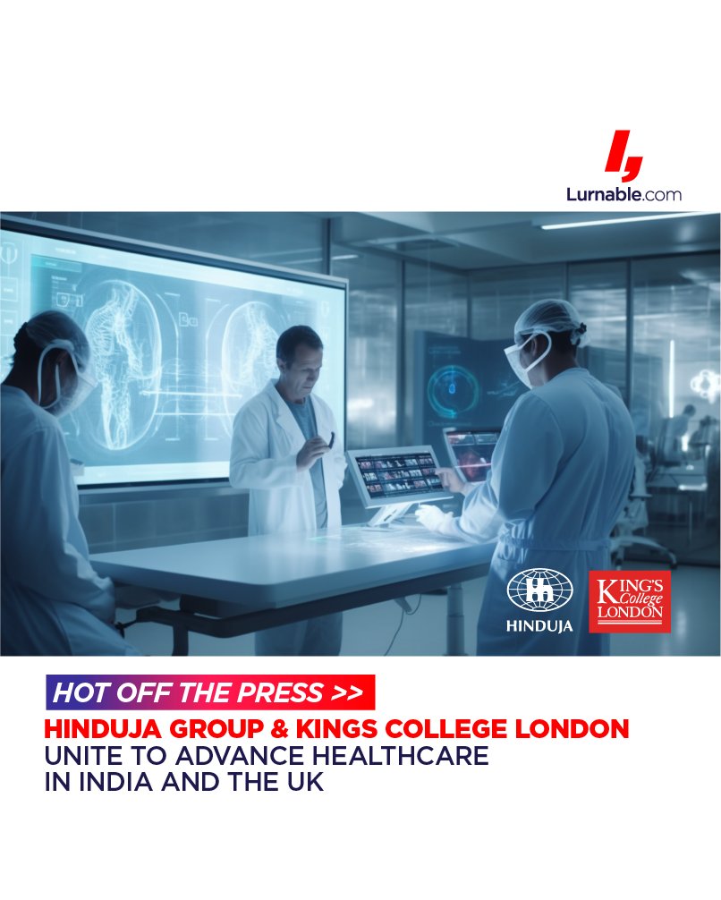 Hinduja Group and Kings College London Unite to Advance Healthcare in India and the UK : tr.ee/Hinduja-KingsC…

#HindujaKingsPartnership #TransformingHealthcare #InnovationInHealthcare #IndiaUKHealthcare #PhilanthropyInHealthcare #HealthcareEducation #NextGenHealthcare