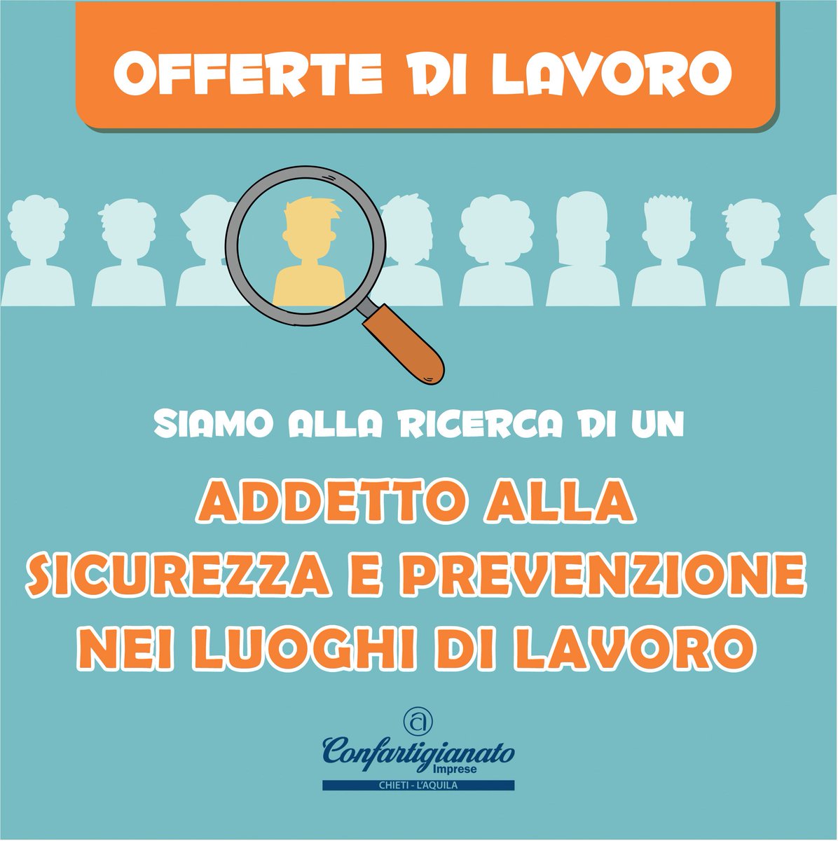 👷🏻  Confartigianato Chieti L’Aquila ricerca un addetto alla sicurezza e prevenzione nei luoghi di lavoro. 🔎 Per conoscere i requisiti, per sapere come candidarsi e per tutte le altre informazioni CLICCA QUI 👇🏻
buff.ly/49VLGiU

#NoiConfartigianato #CostruttoriDiFuturo