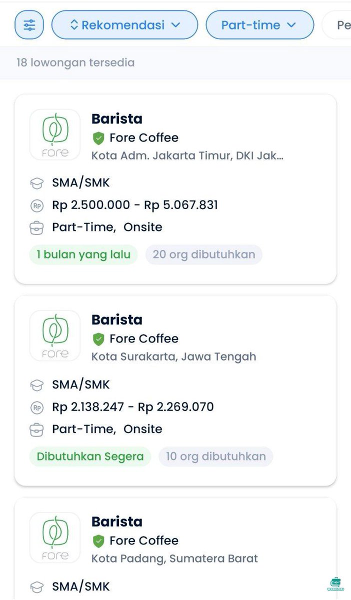worksfess's tweet image. wrk! disini ada yang kerja part time di fore gak? itu jam kerjanya gimana ya?