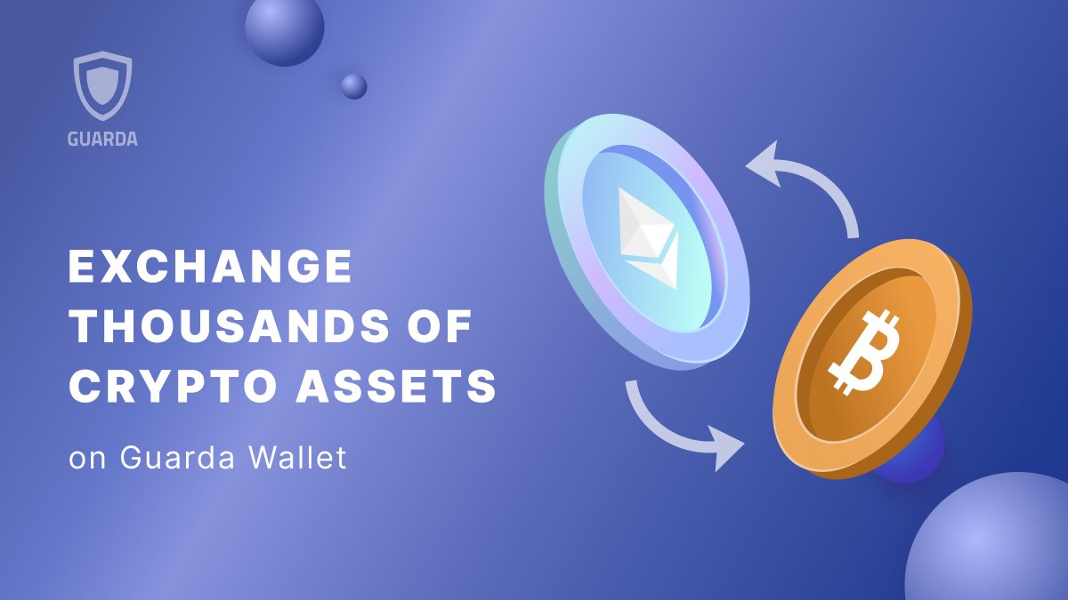 Exchange your #crypto with @GuardaWallet! • Speed & Simplicity: Fast, easy, no KYC required. • Privacy Ensured: Private keys remain only yours; no 3-party access. • Flexibility: Unlimited swaps & top offers. Swap #BTC, #ETH, #XRP & more 👉 grd.to/ref/twi_app