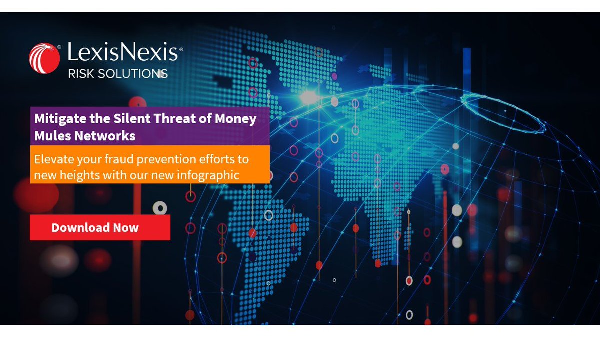 Learn how money mules drive financial crime. Explore our infographic for key insights. Download now! #FraudPrevention I work for LexisNexis Risk Solutions. bit.ly/4aRJDhi